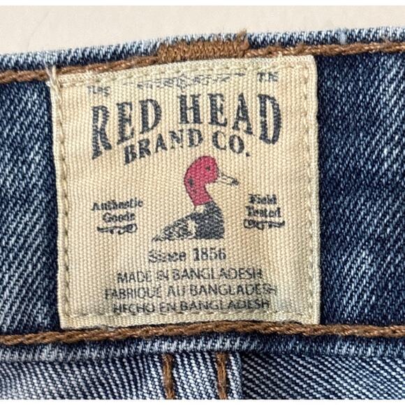 RedHead Men’s Jeans – Size 44x30 – Bass Pro Shops Blue Denim Straight Fit - Picture 3 of 10